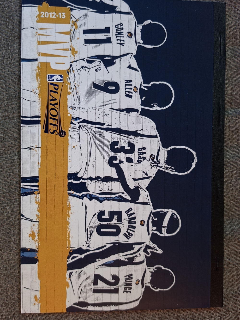 2013 Memphis Grizzlies Full Season Ticket Book 16 Playoff Tickets